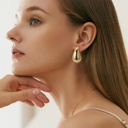 Gold Luxottica WaterDrop Earring