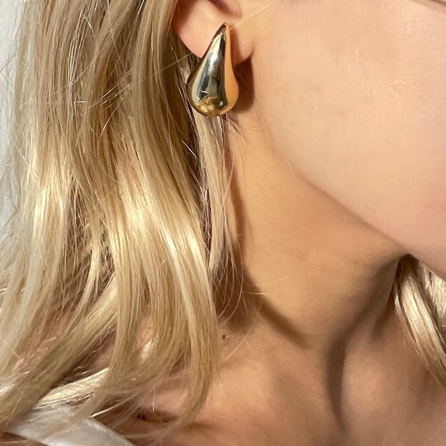 Silver Luxottica WaterDrop Earring