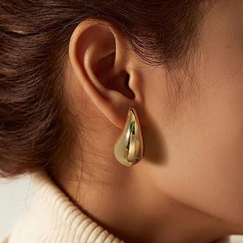 Gold Luxottica WaterDrop Earring