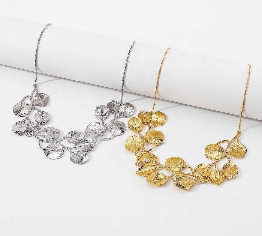 I’m So Fancy (Gold & Silver Necklace & Earring Set)