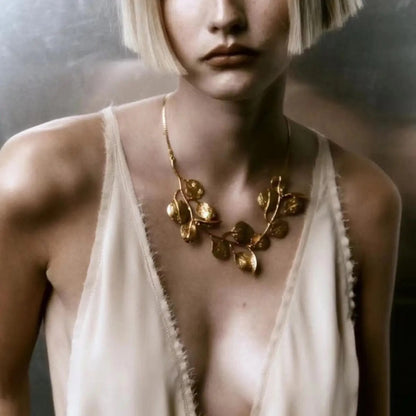 I’m So Fancy (Gold & Silver Necklace & Earring Set)