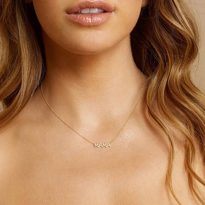 NSCD Mama Sparkle Necklace (925, Gold & Silver)