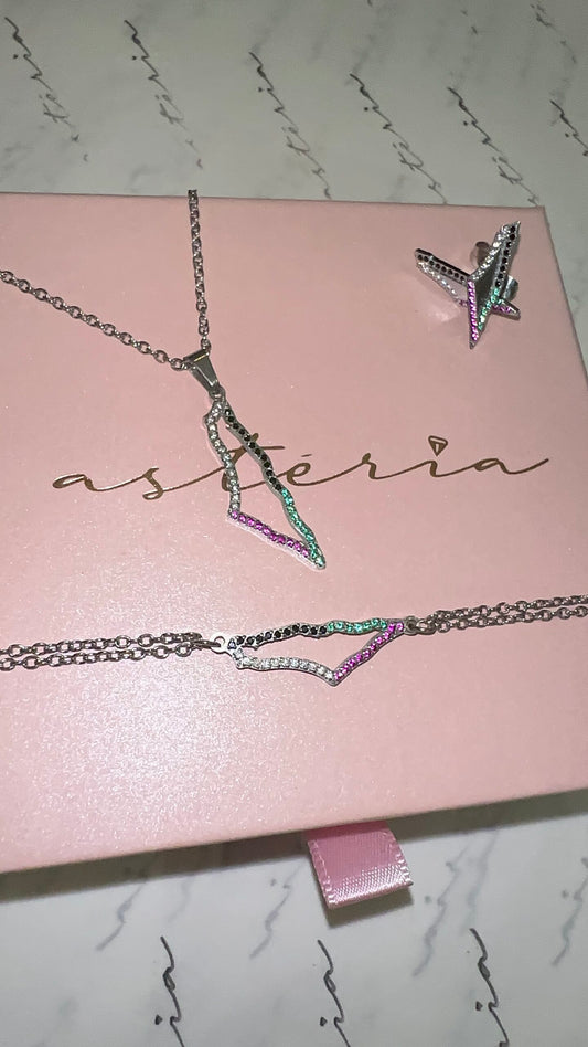 Silver Colour Cubic Map Set