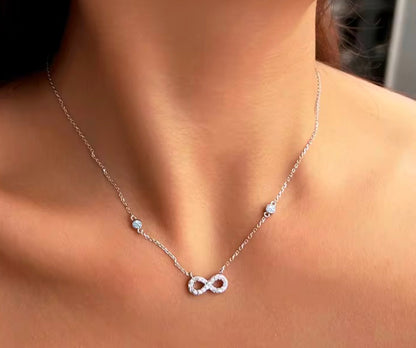 Silver NSCD Infinity Set (925, 18k Vermeil)