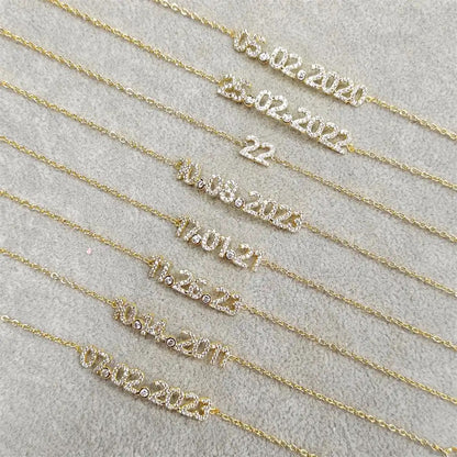 Numerology Bracelet (Gold, Silver, Rose)