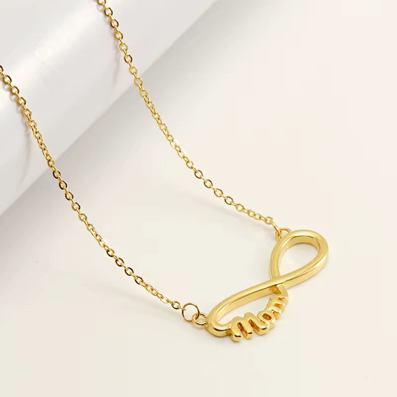 Mom Infinity Necklace (Gold, Silver, Rose)