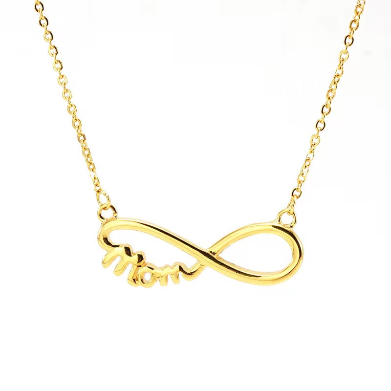 Mom Infinity Necklace (Gold, Silver, Rose)