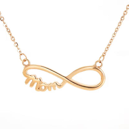 Mom Infinity Necklace (Gold, Silver, Rose)