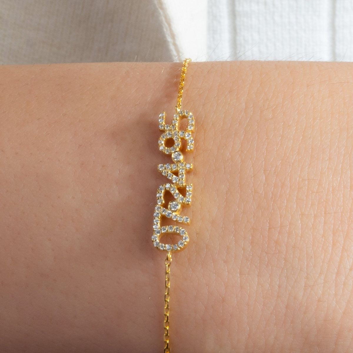 Numerology Bracelet (Gold, Silver, Rose)