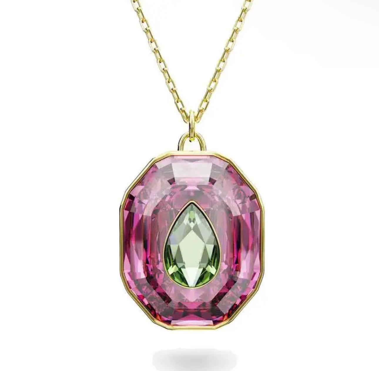 Magenta Luxa Pendant Necklace