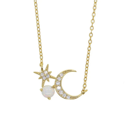 Opal Fire Galaxy Necklace (925)
