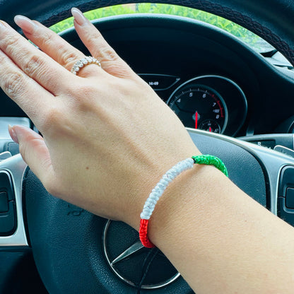 Palestine Rope Braid Bracelet