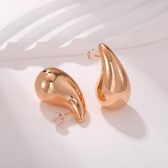 Rose Gold Luxottica WaterDrop Earring