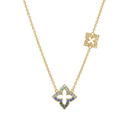 Gold Roberto Coin Denim Sparkle Necklace (925, 18k Vermeil)