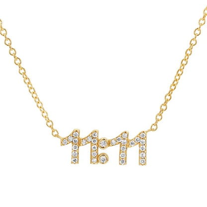 Gold Master Number Necklace (925, Gold Vermeil)