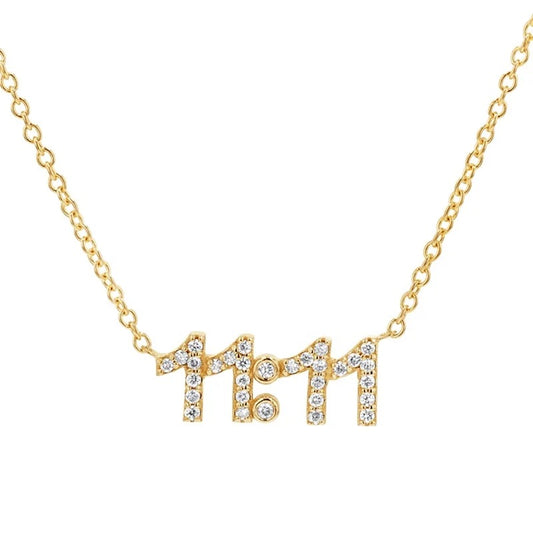 Gold Master Number Necklace (925, Gold Vermeil)