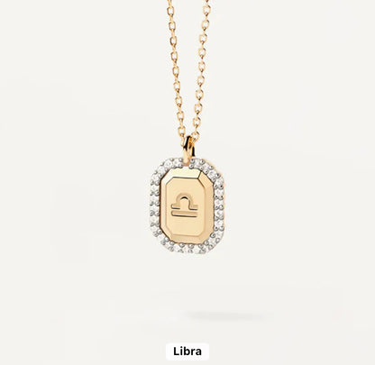 Kiss Of The Stars Constellation Necklace (925, Gold Vermeil)