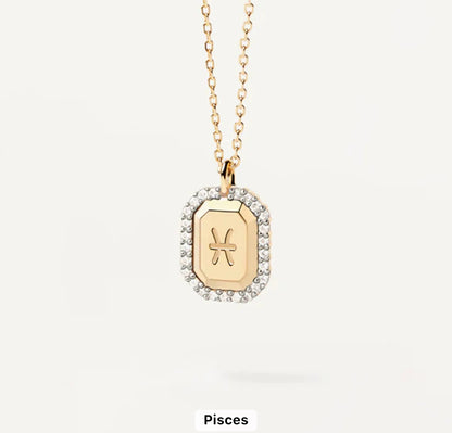 Kiss Of The Stars Constellation Necklace (925, Gold Vermeil)
