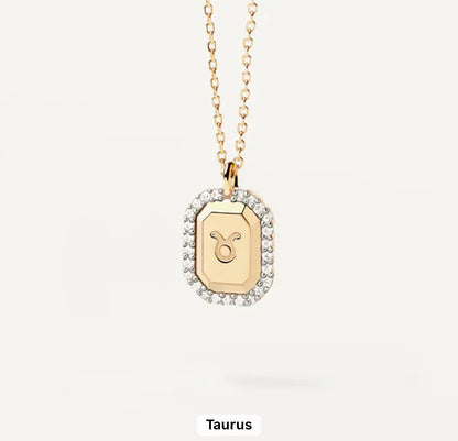 Kiss Of The Stars Constellation Necklace (925, Gold Vermeil)