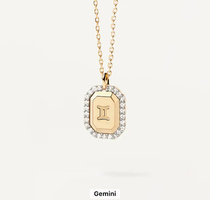 Kiss Of The Stars Constellation Necklace (925, Gold Vermeil)