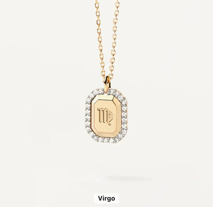 Kiss Of The Stars Constellation Necklace (925, Gold Vermeil)
