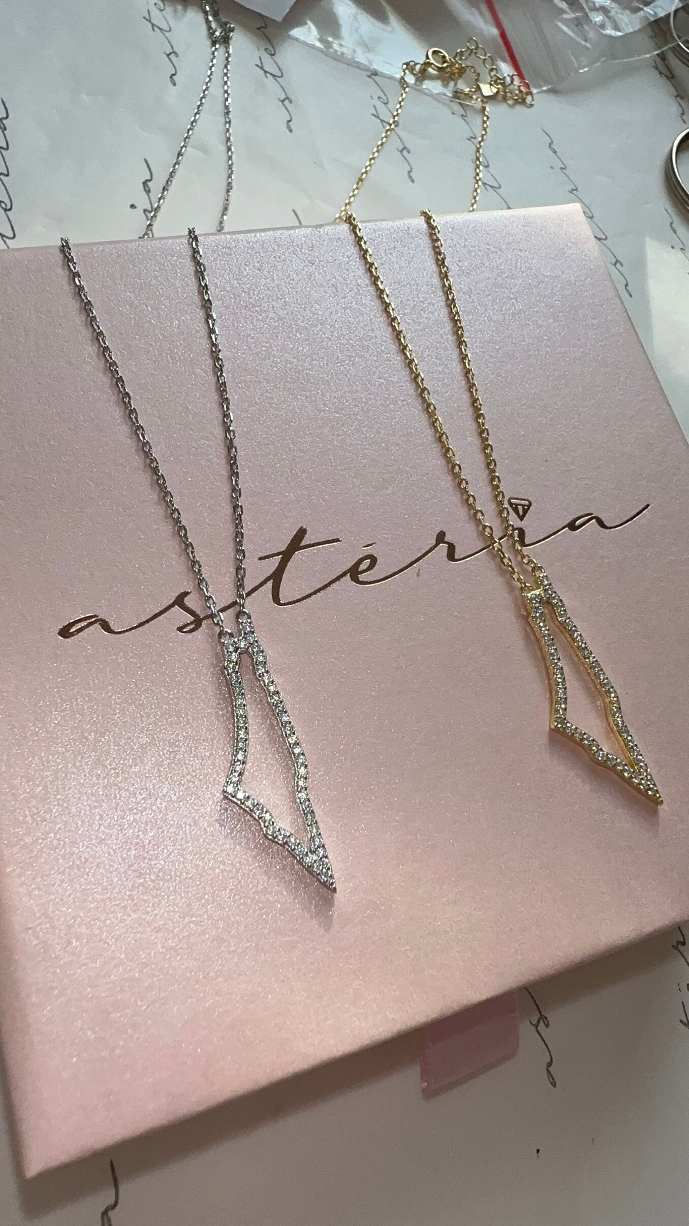 Silver Pave Palestine NSCD Necklace (925)