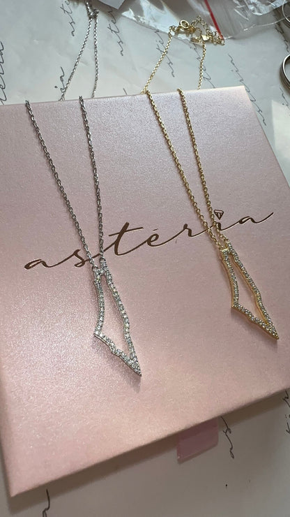 Silver Pave Palestine NSCD Necklace (925)