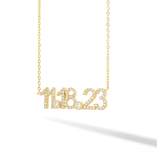Numerology Necklace (Gold, Silver, Rose)