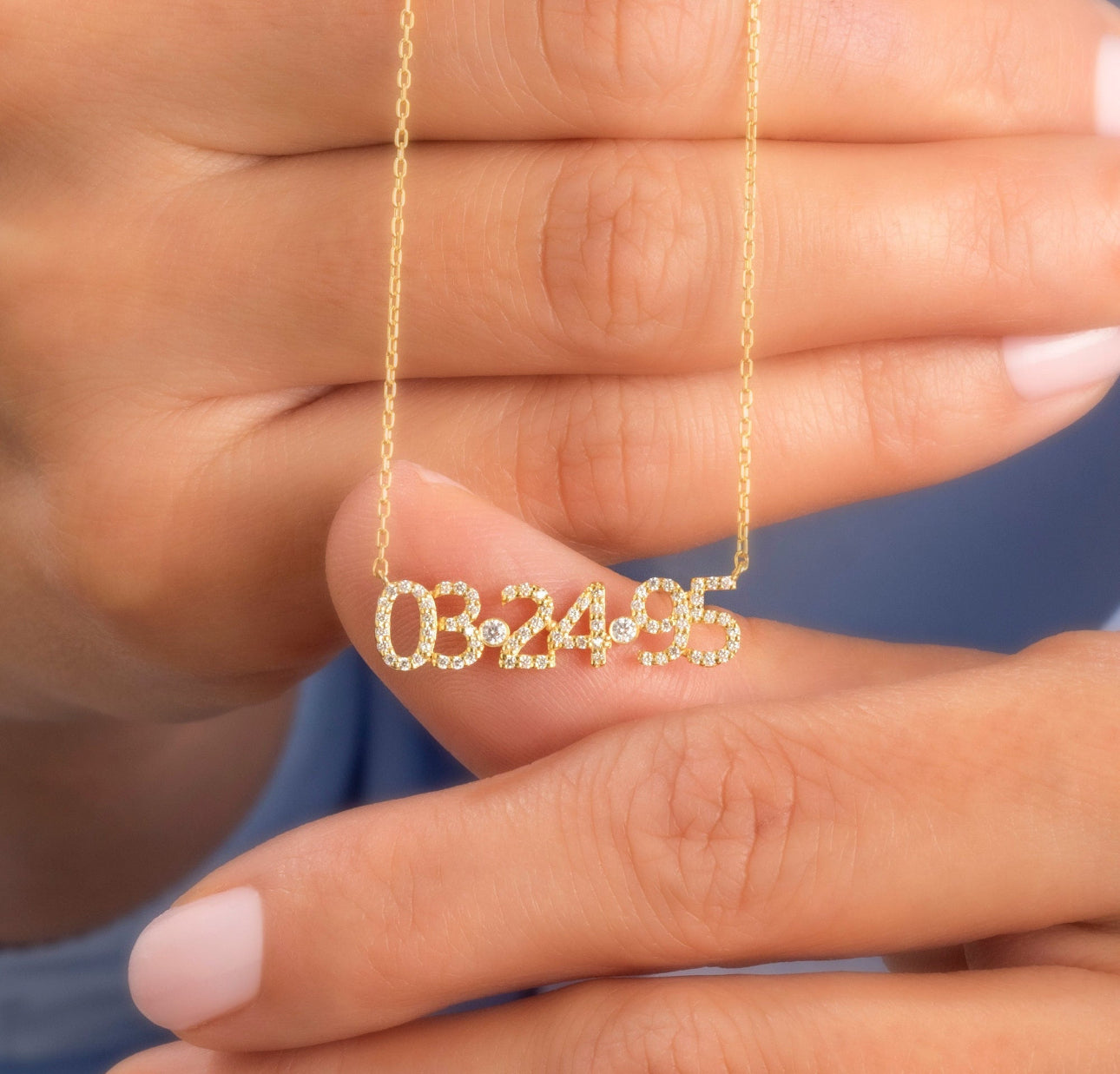 Numerology Necklace (Gold, Silver, Rose)