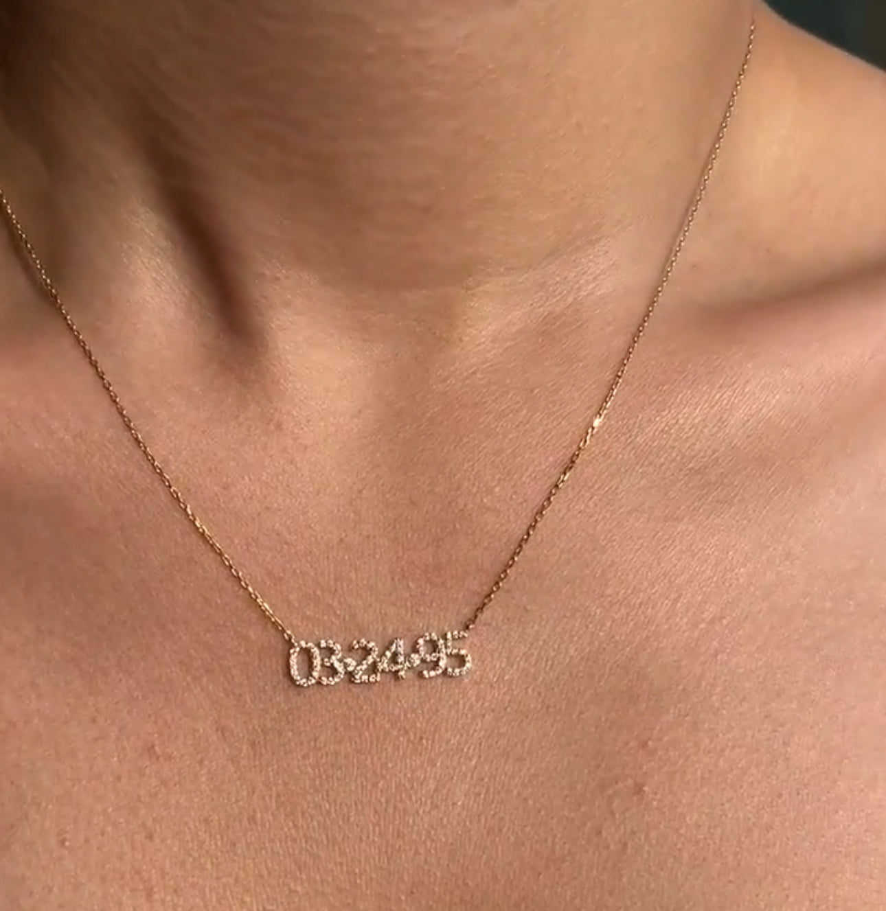 Numerology Necklace (Gold, Silver, Rose)