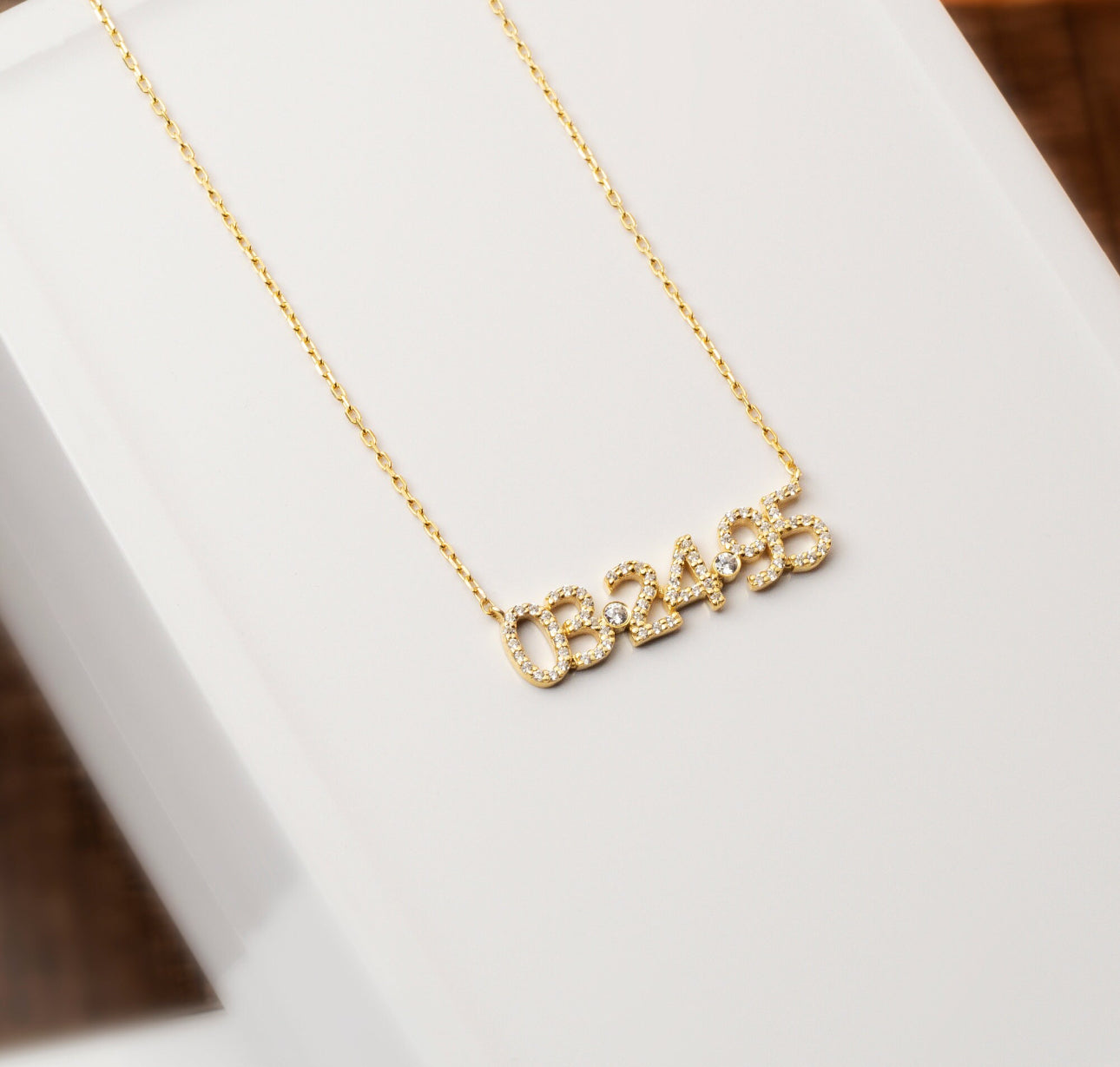 Numerology Necklace (Gold, Silver, Rose)