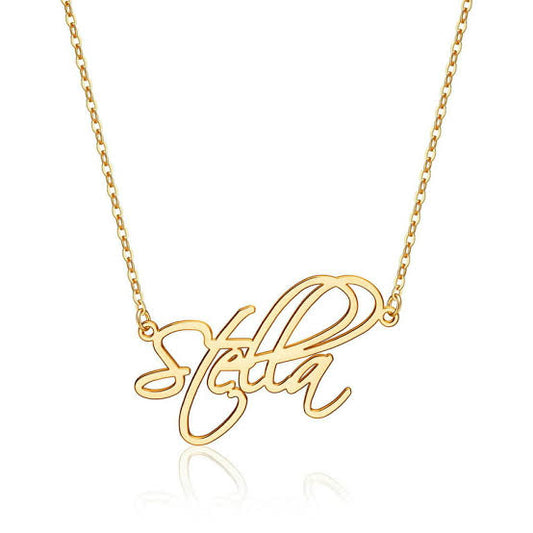 Personalised Kids Nameplate Necklace (Gold, Silver, Rosegold)