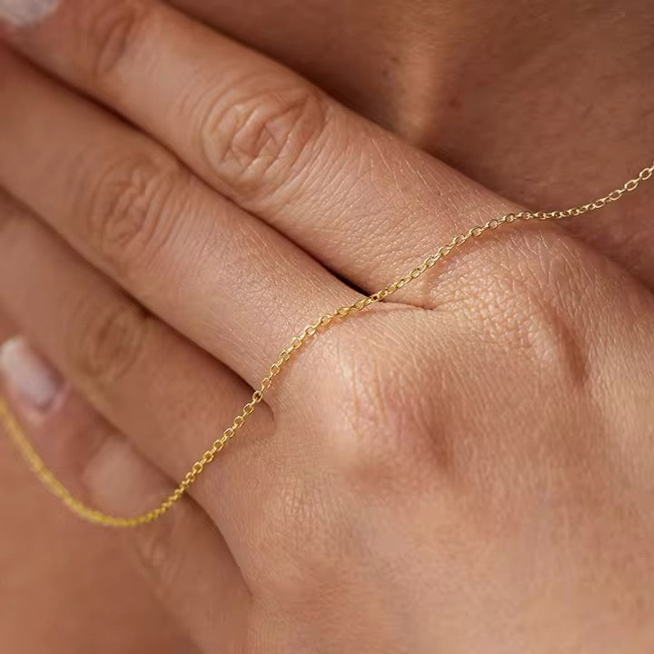 Millenial Series Gold Necklace For Charms