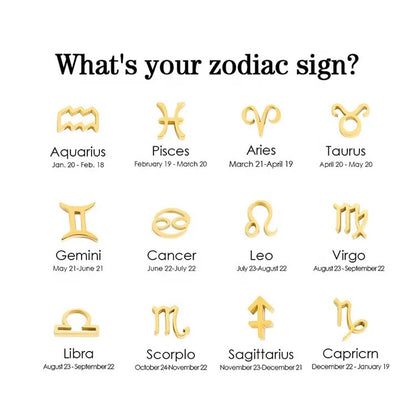 Millenial Series Satin Zodiac Charm
