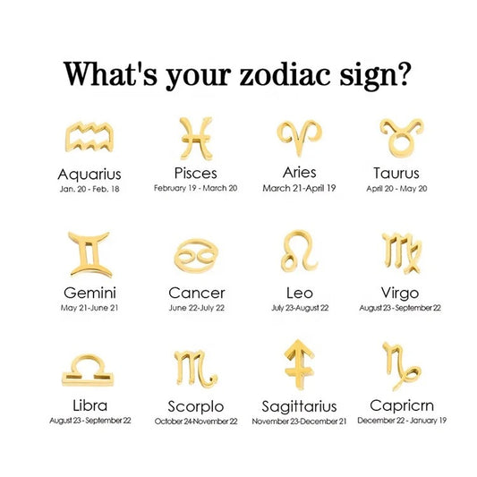 Millenial Series Satin Zodiac Charm