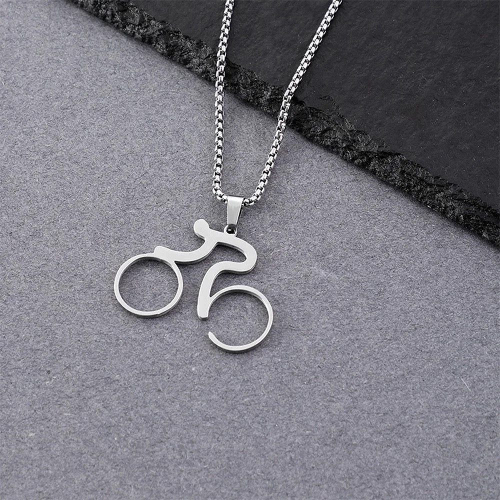 Men’s Sport Cyclist Pendant Necklace (60cm)