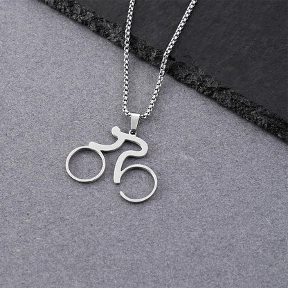 Men’s Sport Cyclist Pendant Necklace (60cm)