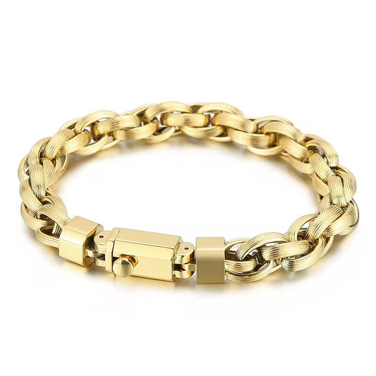 Men’s Gold Braid Alexandra Bracelet