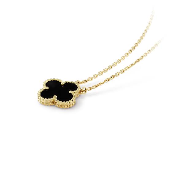 Ayesha Seedat Black & Gold Clover Set