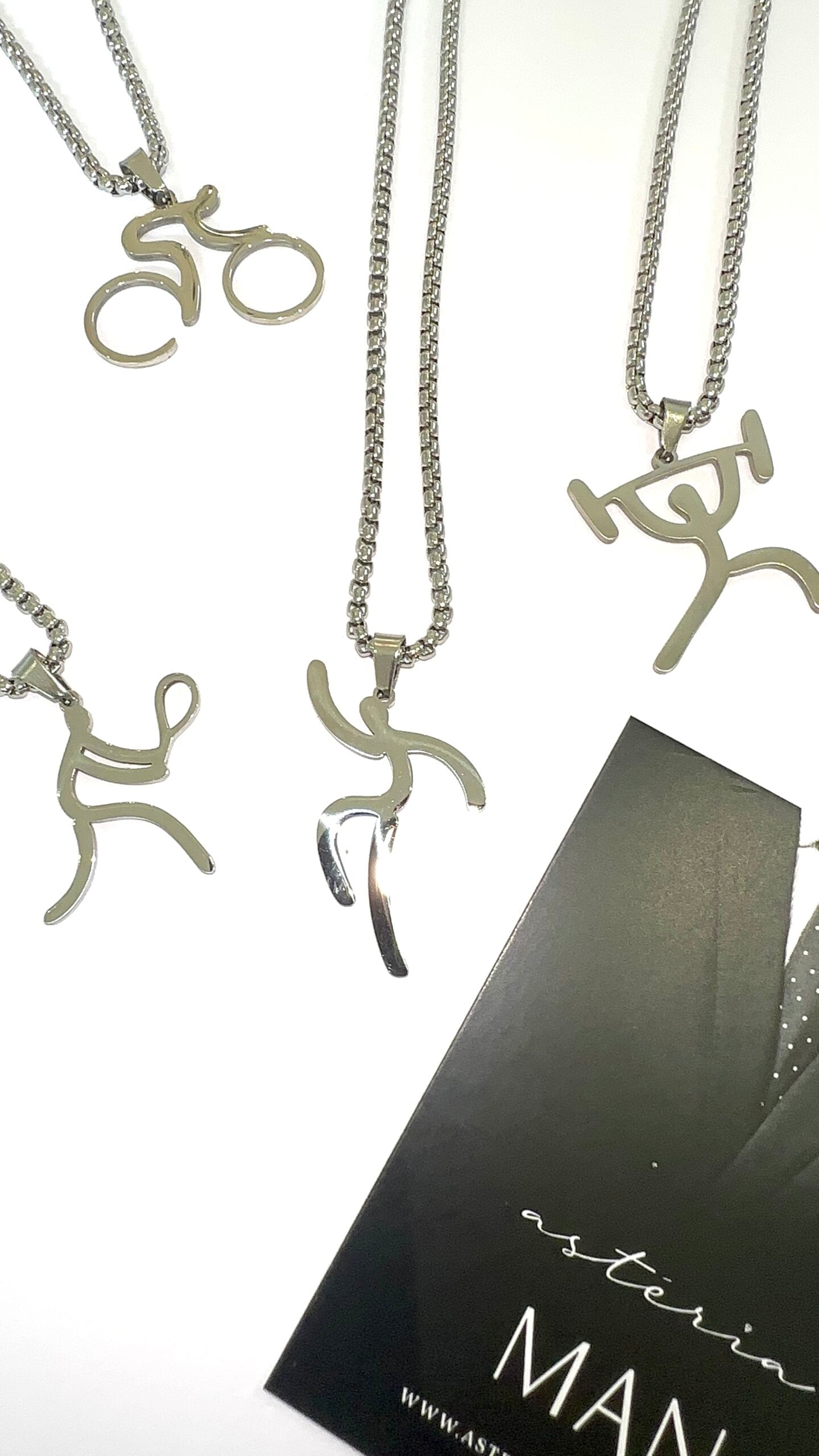 Men’s Sport Cyclist Pendant Necklace (60cm)