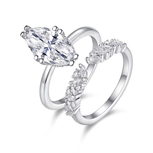 Queen Krea Moissanite Marquise Set