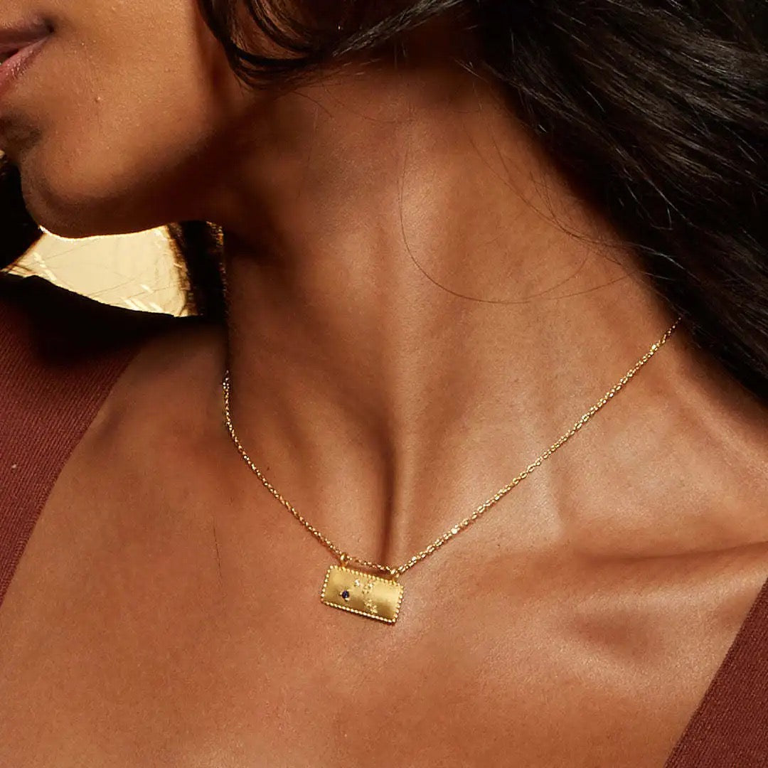 Starstruck Birthstone Bar Necklace
