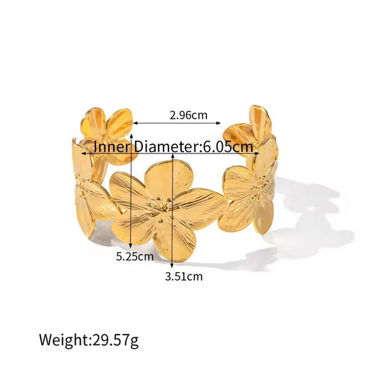 Gold Capri Bangle