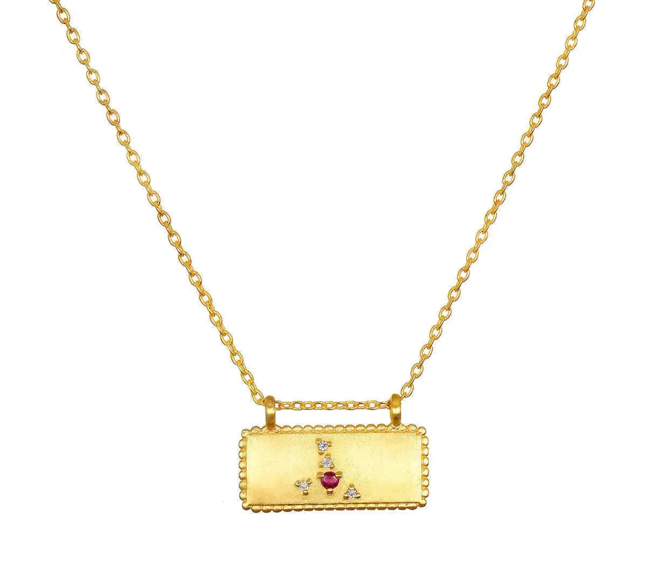 Starstruck Birthstone Bar Necklace