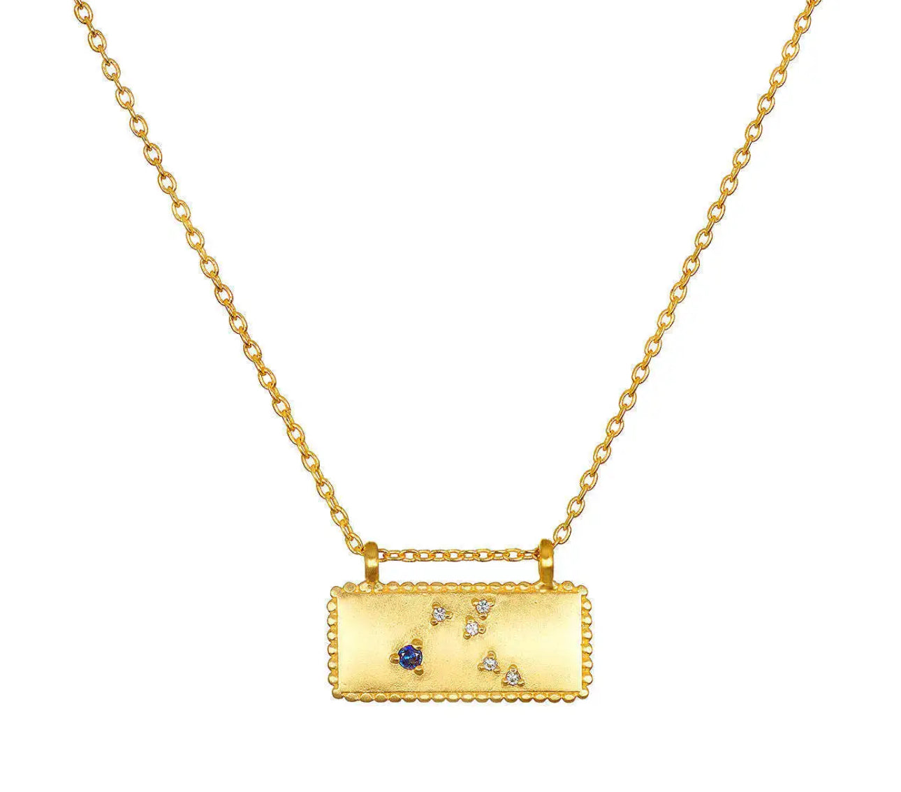 Starstruck Birthstone Bar Necklace