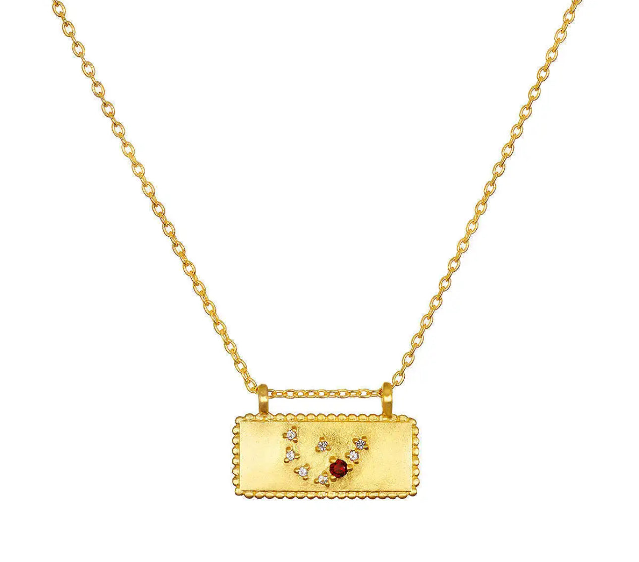 Starstruck Birthstone Bar Necklace