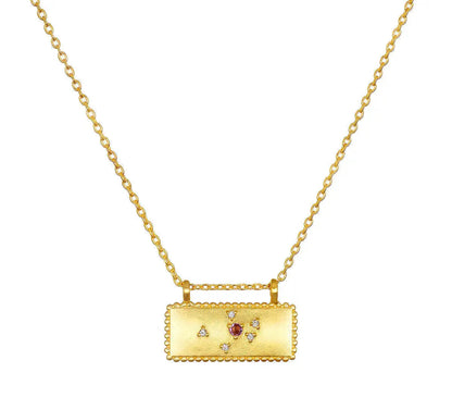 Starstruck Birthstone Bar Necklace