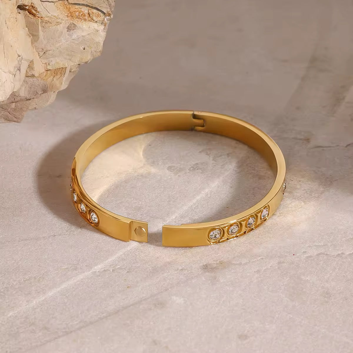 Gold City Glitz Bangle