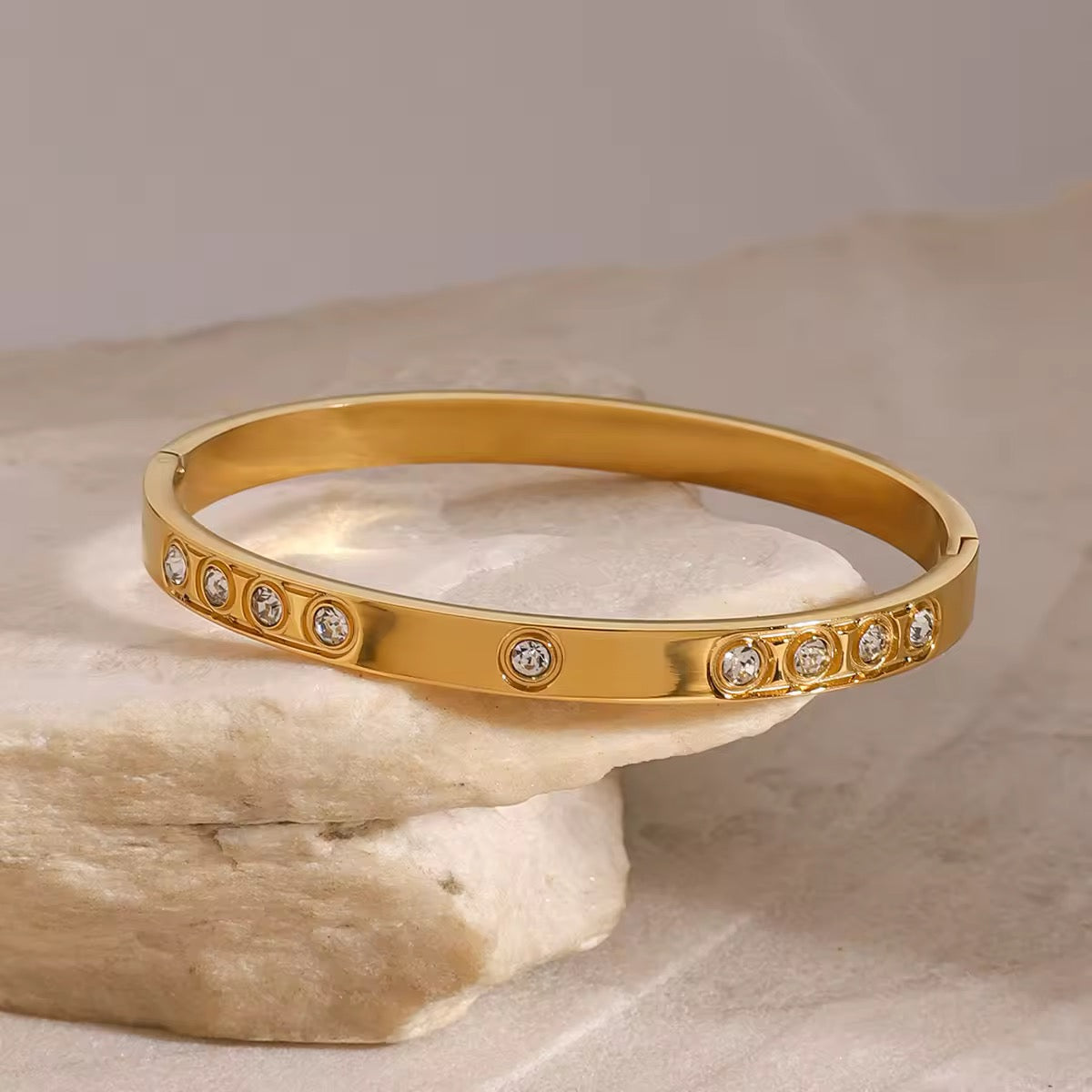 Gold City Glitz Bangle