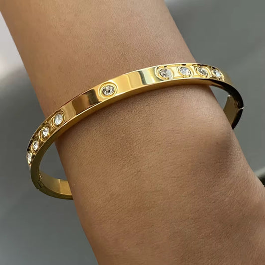 Gold City Glitz Bangle